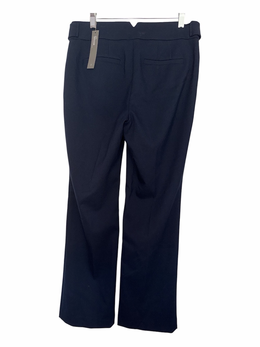 LOFT Classic Navy Work Pants - Women Julie Curvy through Hip trousers - Picture 3 of 6